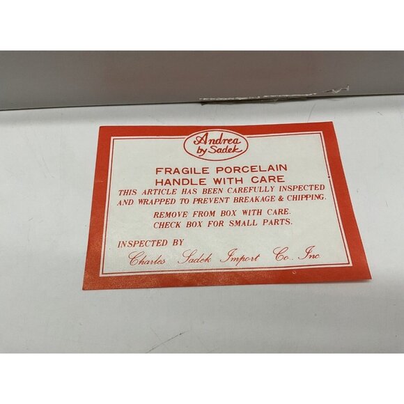 Andrea by Sadek 3 Piece "Garden of India" Scalloped Platter Dip Bowl and Spoon - Picture 8 of 16